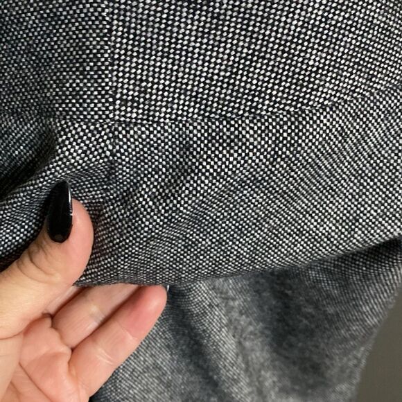 Ann Taylor Tweed Black White Pencil Skirt Wool blend - Picture 8 of 12